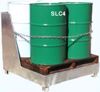Picture of Drum Spill Containment Stand with back (4 Drums)