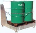 Picture of Drum Spill Containment Stand with back (4 Drums)