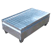 Picture of 2 Drum Bund - Galvanised Metal for 2 x 205 Litre